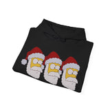 Triple Santa Homer Hoodie