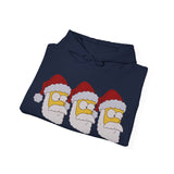 Triple Santa Homer Hoodie