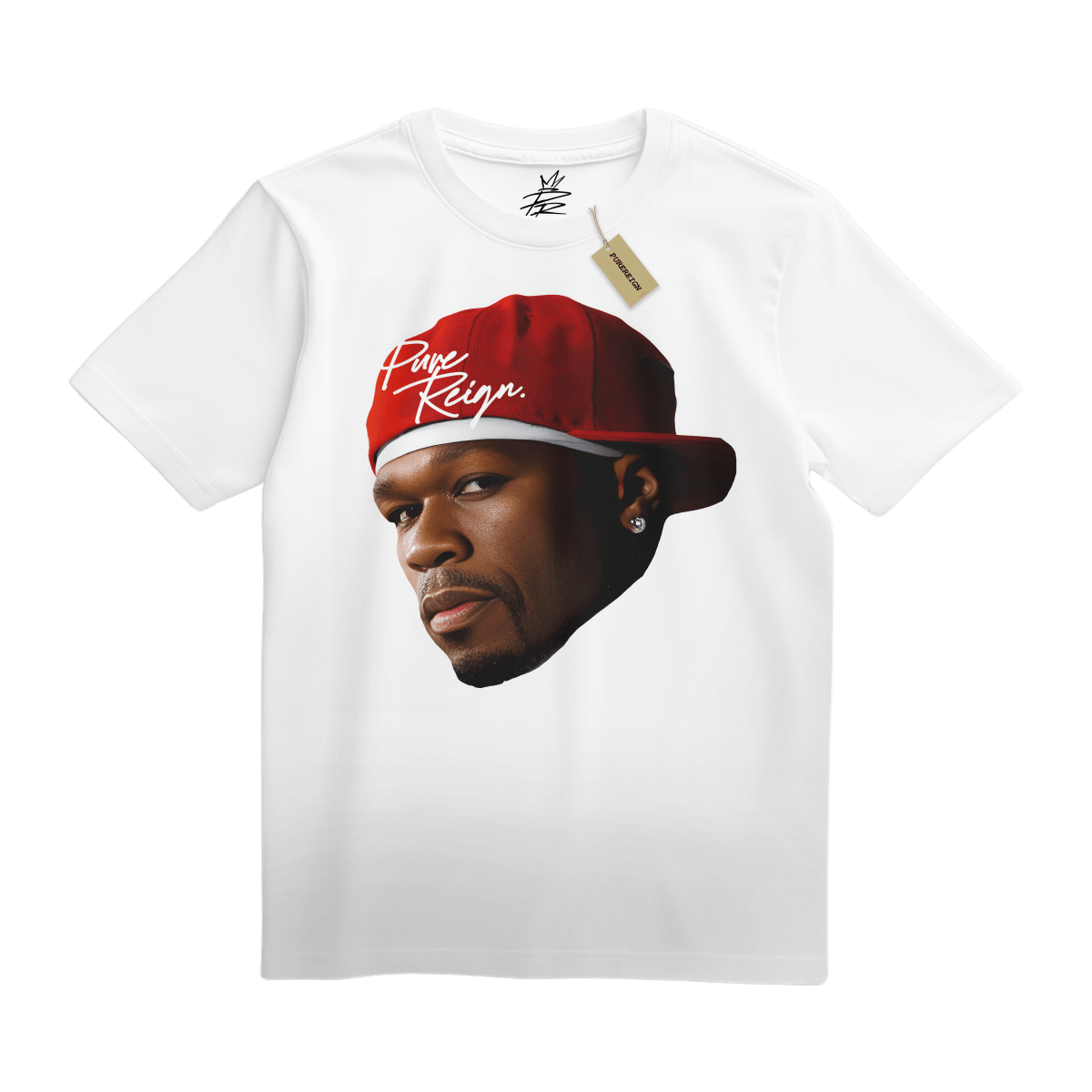50 Cent Big Head Tee - T-Shirt - PureReign Clothing