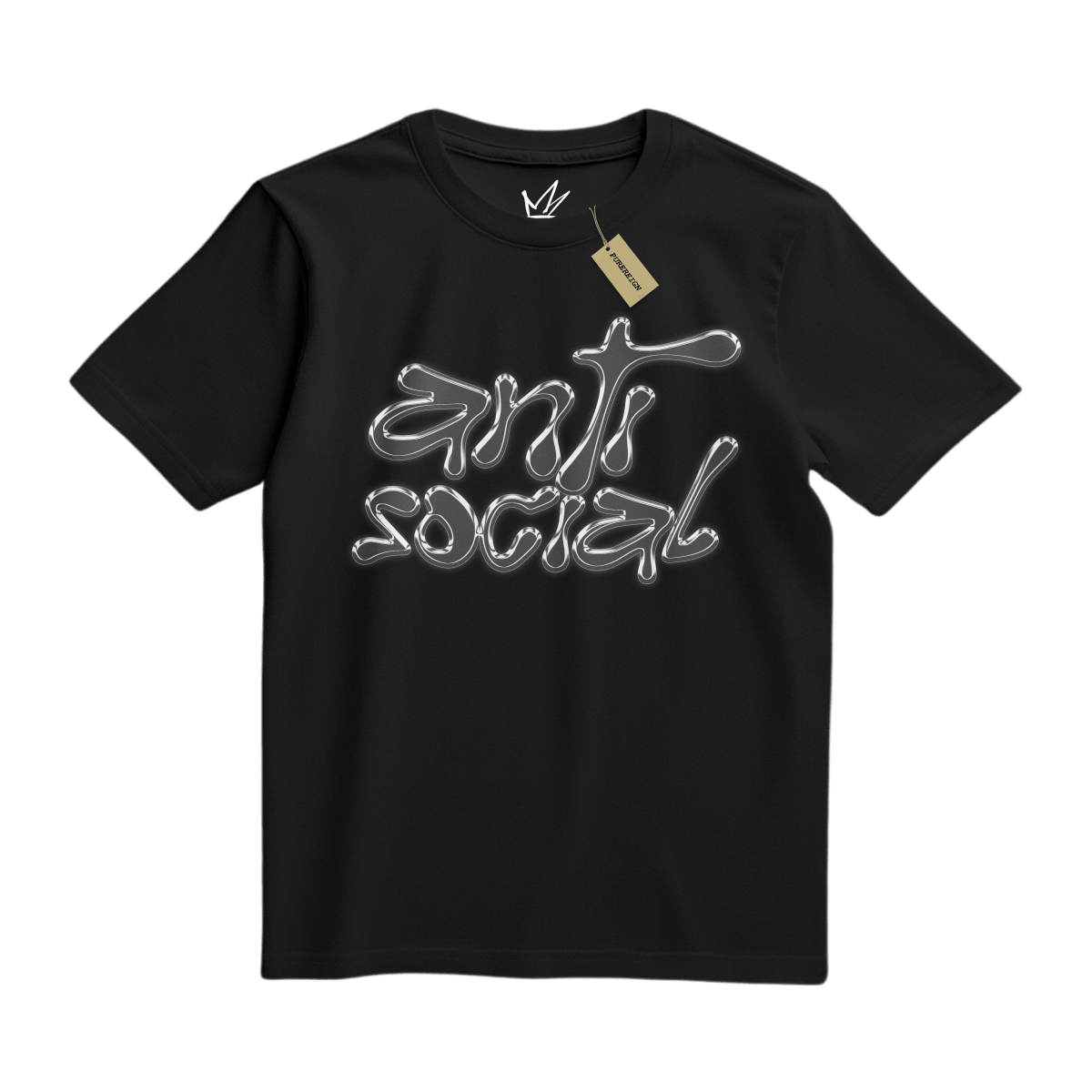 Anti Social Tee - T-Shirt - PureReign Clothing