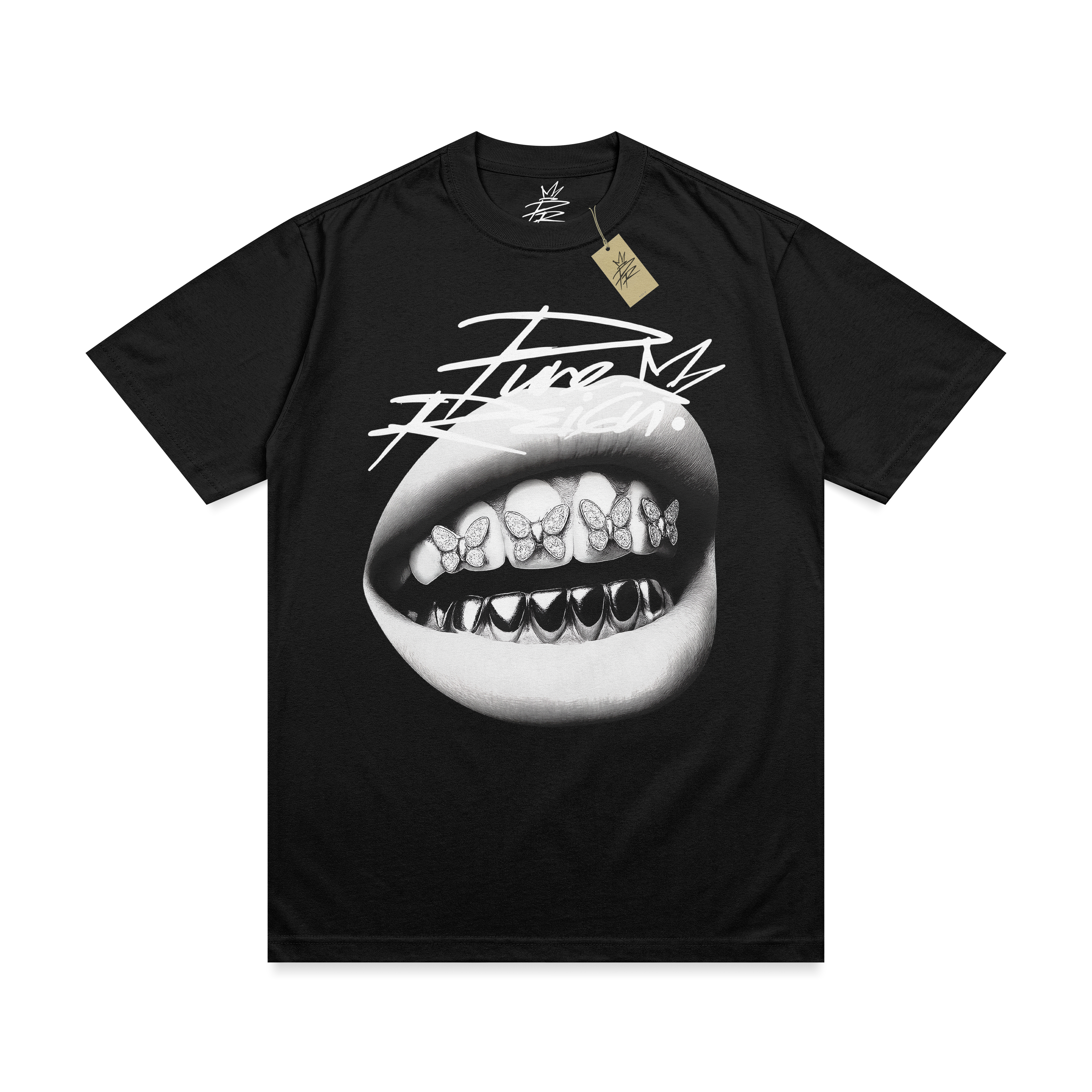 Butterfly Gem Stone Grillz Tee