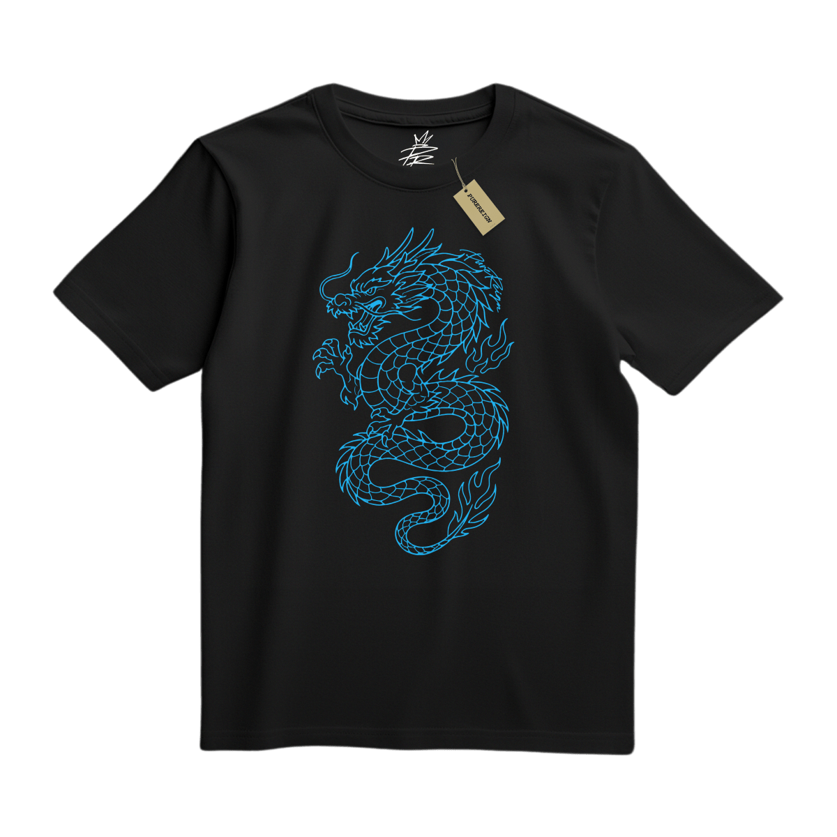 Blue Dragon Tee - T-Shirt - PureReign Clothing