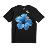 Blue Flower Tee - T-Shirt - PureReign Clothing