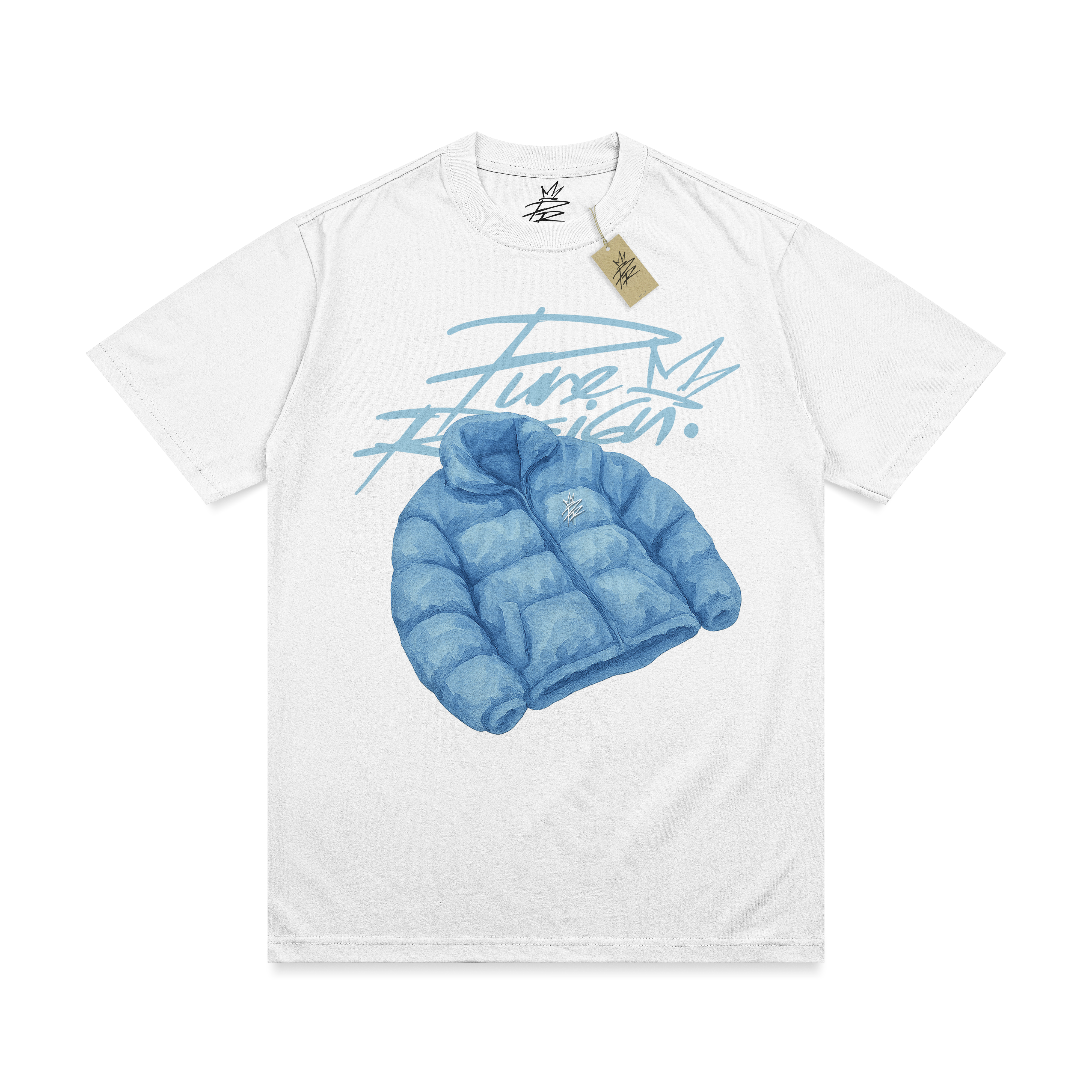 Blue Puffer Tee