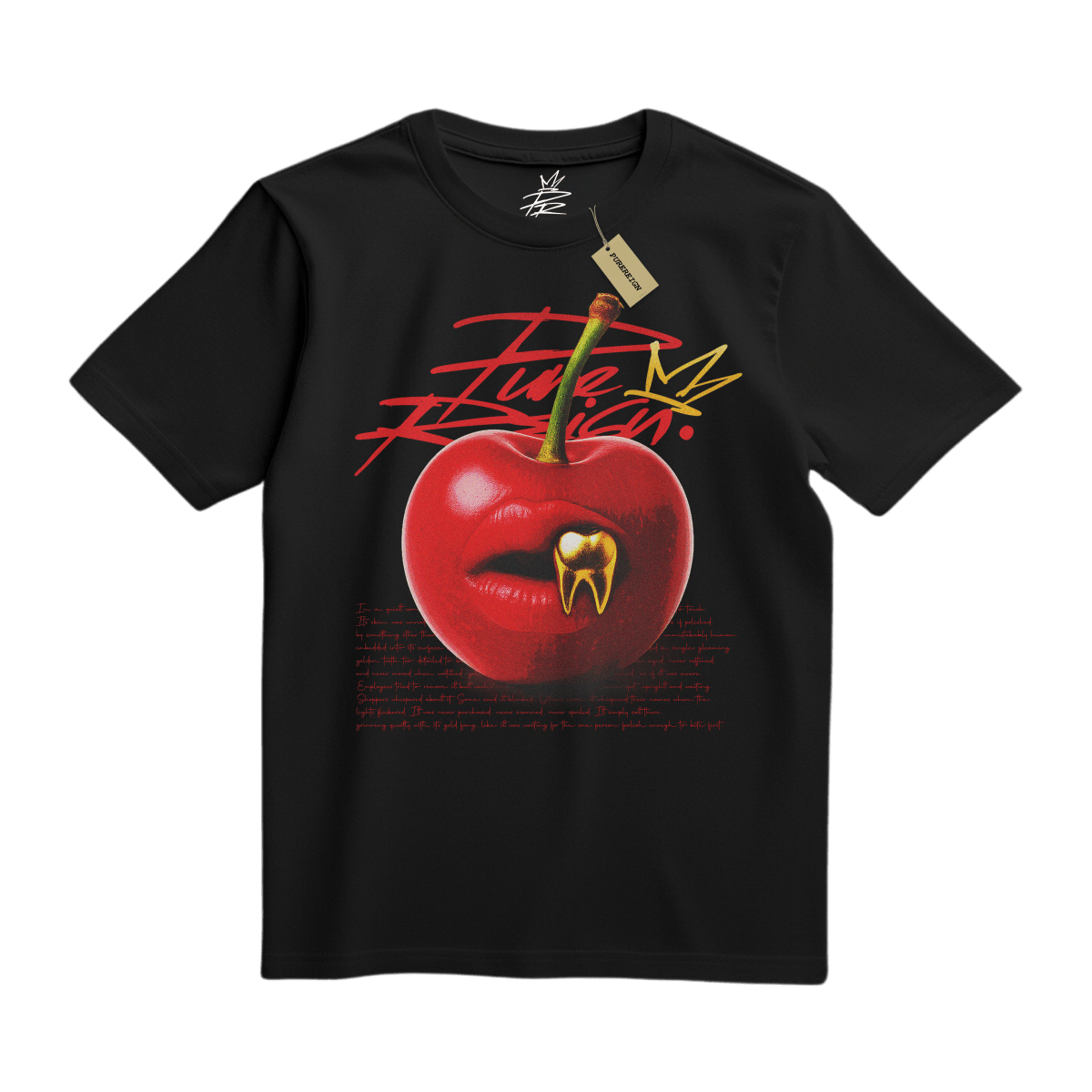 Cherry Bite Tee - T-Shirt - PureReign Clothing