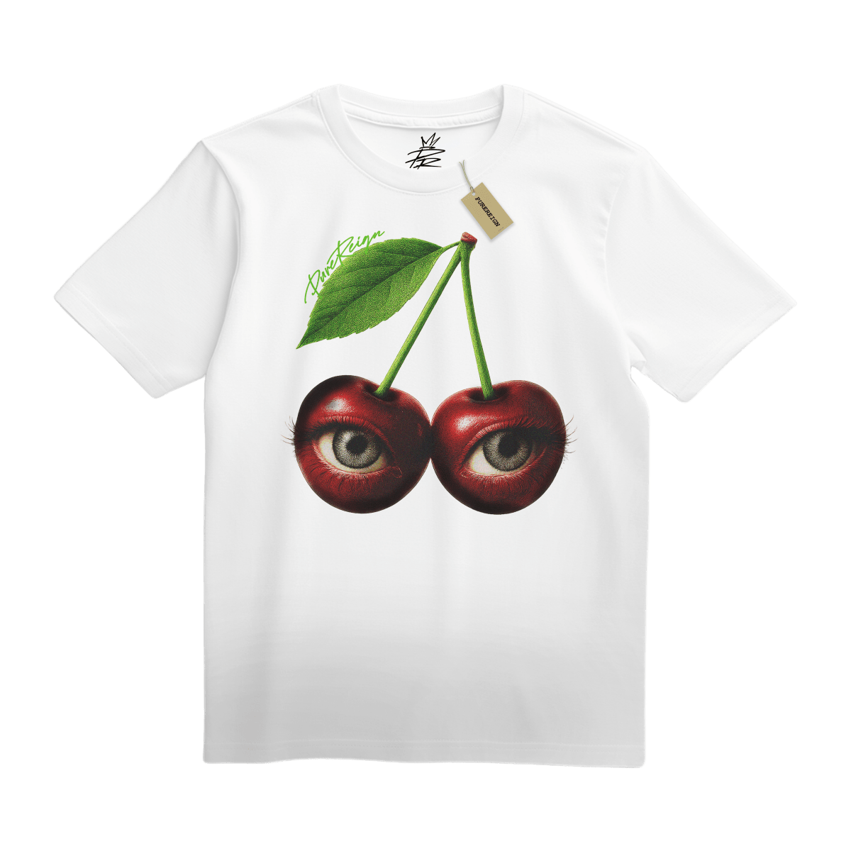 Cherry Eyes Tee - T-Shirt - PureReign Clothing