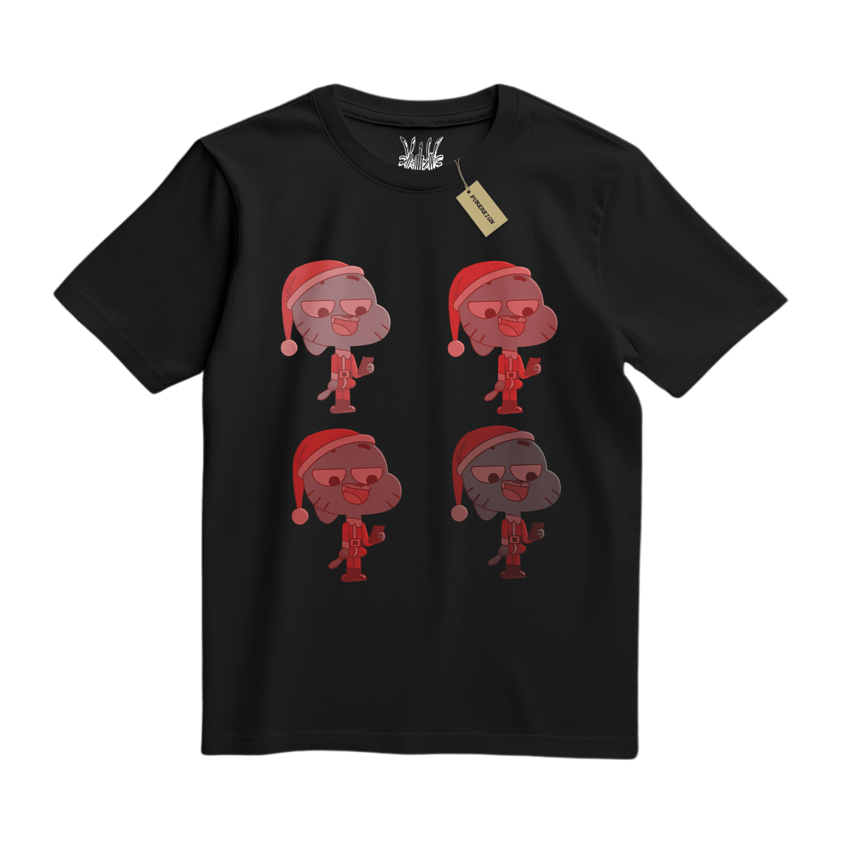 Quad Santa Gumball Tee - T-Shirt - PureReign Clothing
