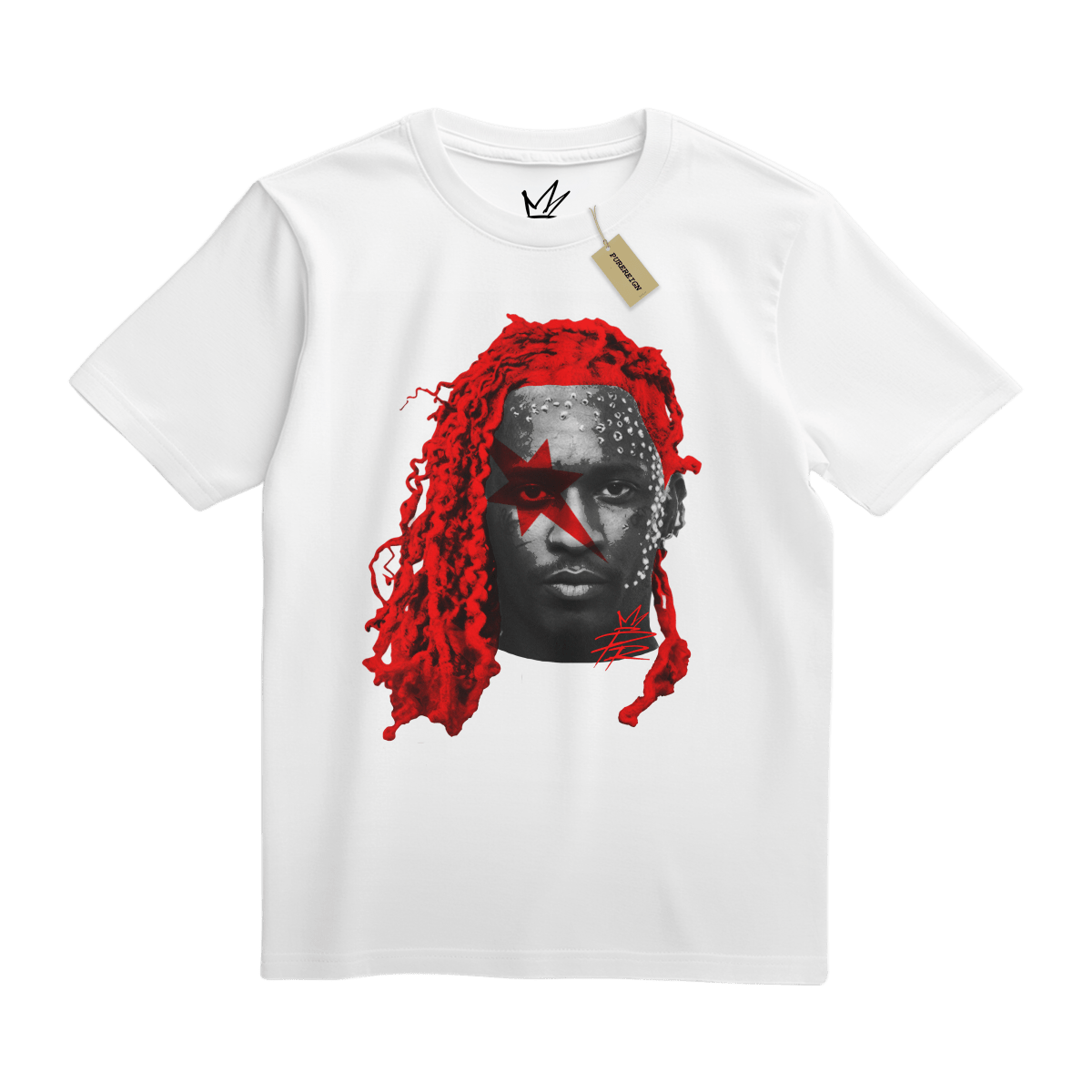 Crimson Thug Tee - T-Shirt - PureReign Clothing