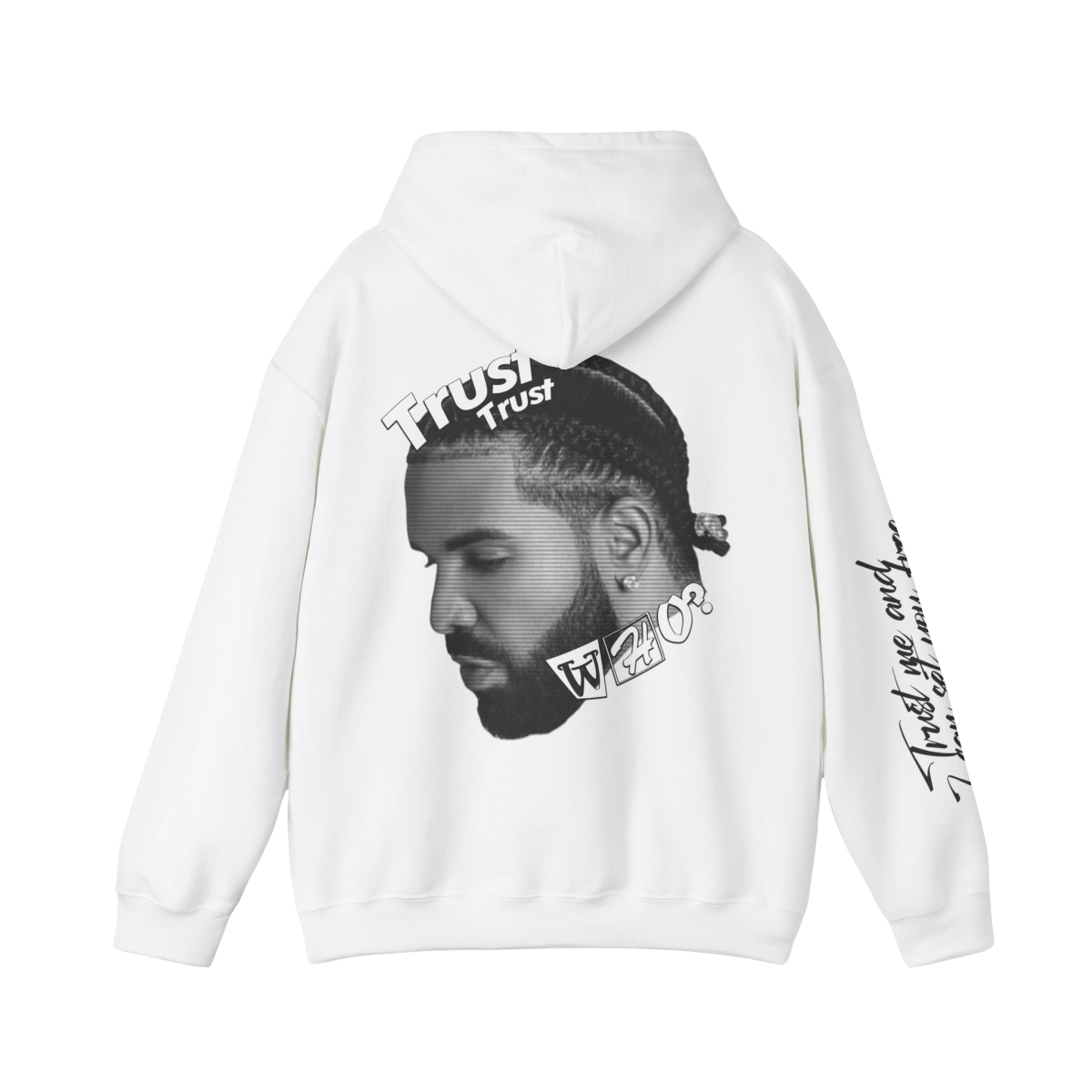 Trust Who? Back Hoodie - Hoodie - PureReign Clothing