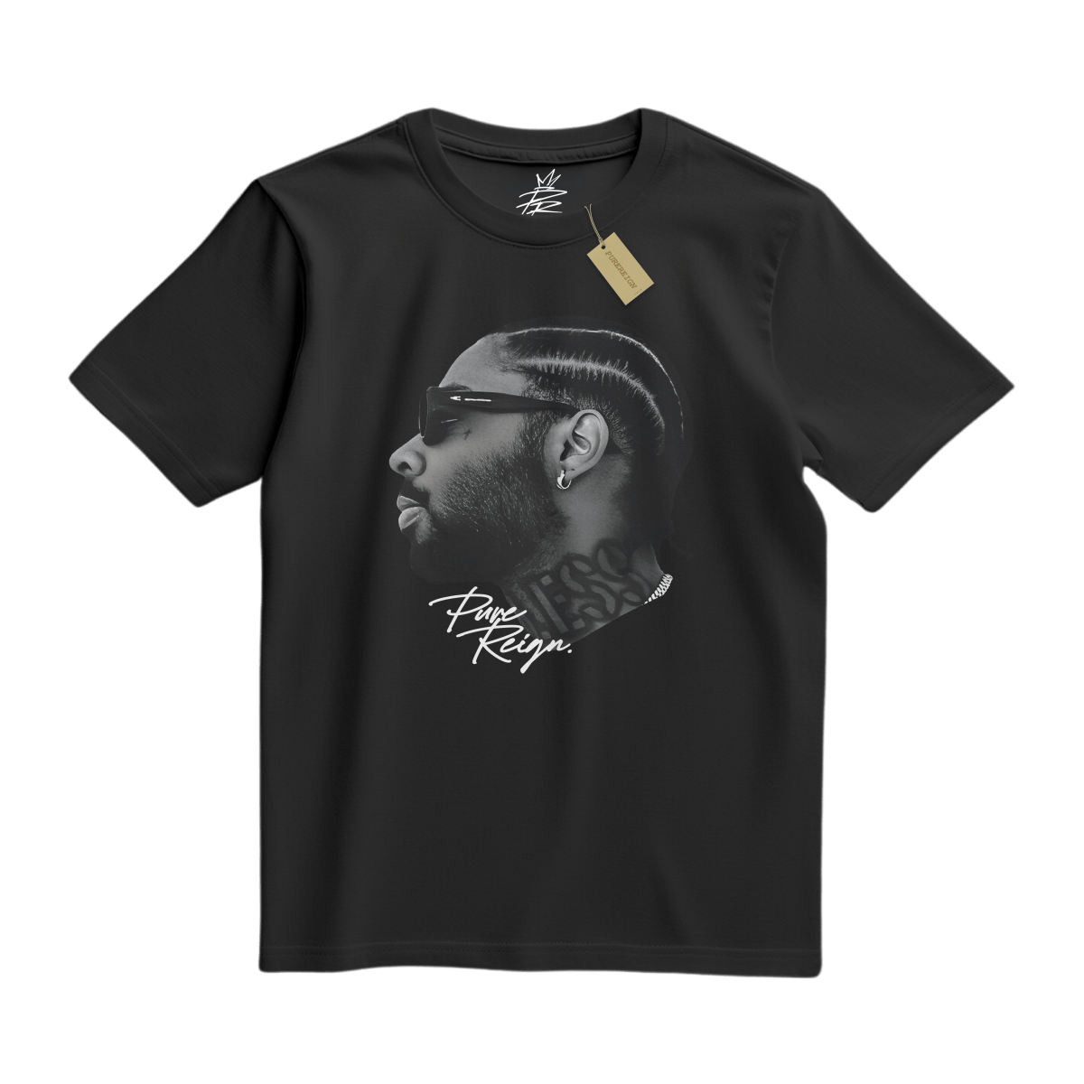 Brent Side Profile Tee - T-Shirt - PureReign Clothing