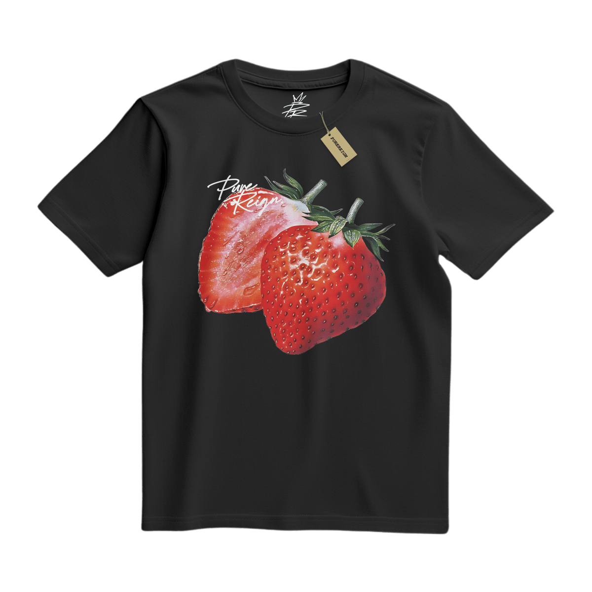Sliced Strawberry Tee - T-Shirt - PureReign Clothing