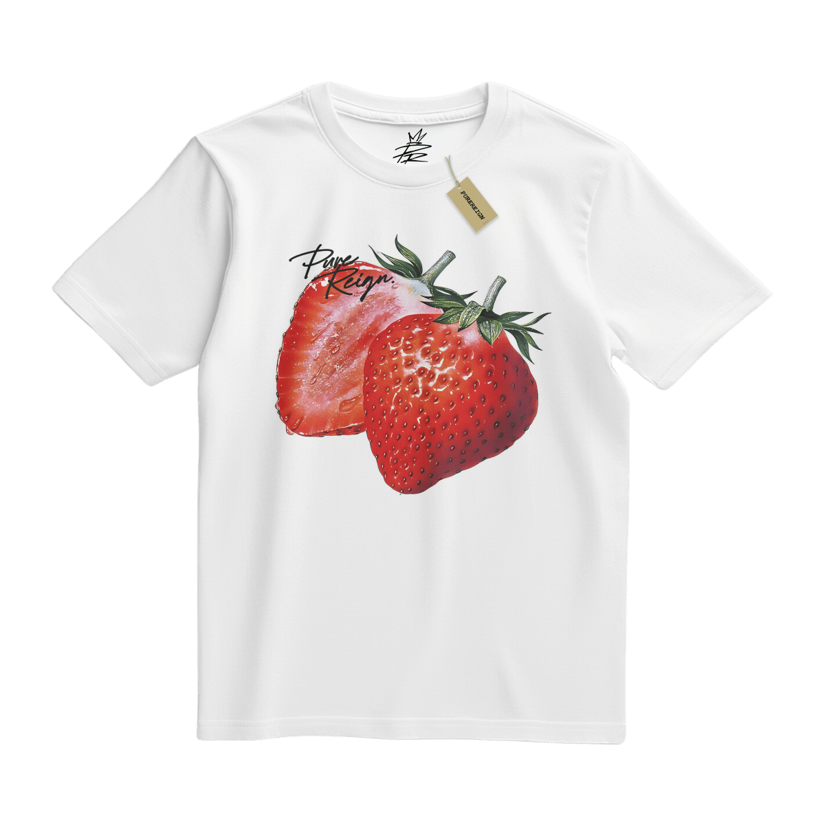 Sliced Strawberry Tee - T-Shirt - PureReign Clothing