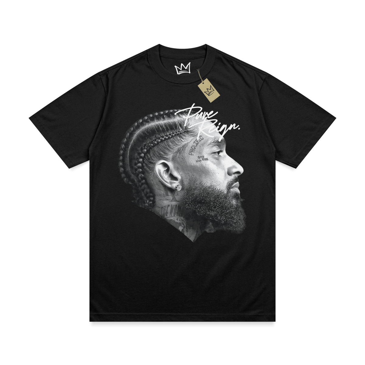 Nipsey Hussle Side Tee - PureReign Clothing