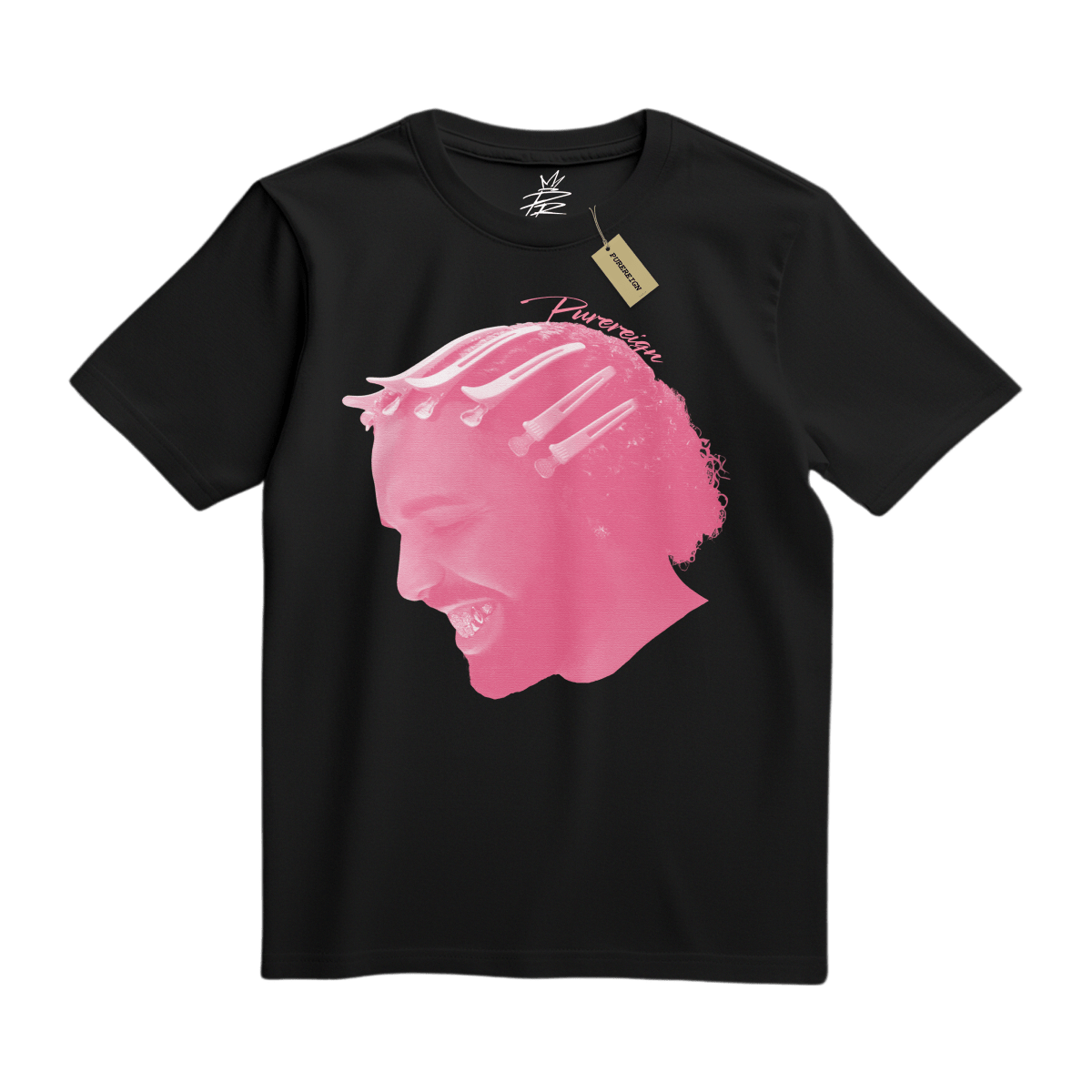 Pink Drizzy Tee - T-Shirt - PureReign Clothing