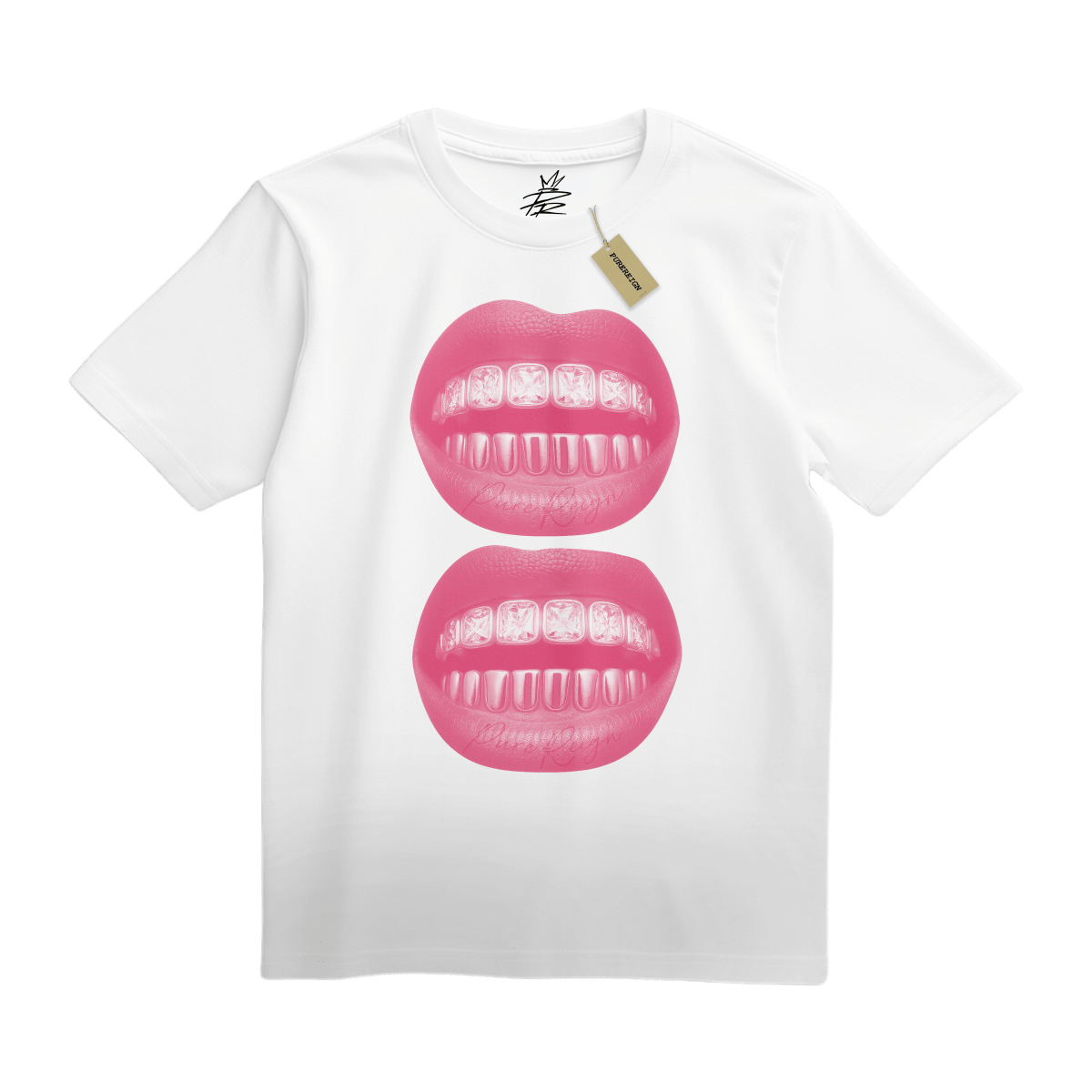 Pink Grillz Tee - T-Shirt - PureReign Clothing