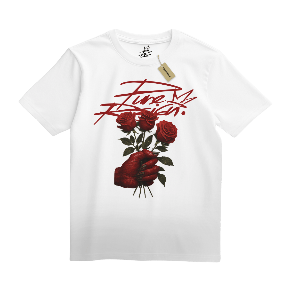 Devil on my Shoulder Tee (Front & Back) - T-Shirt - PureReign Clothing