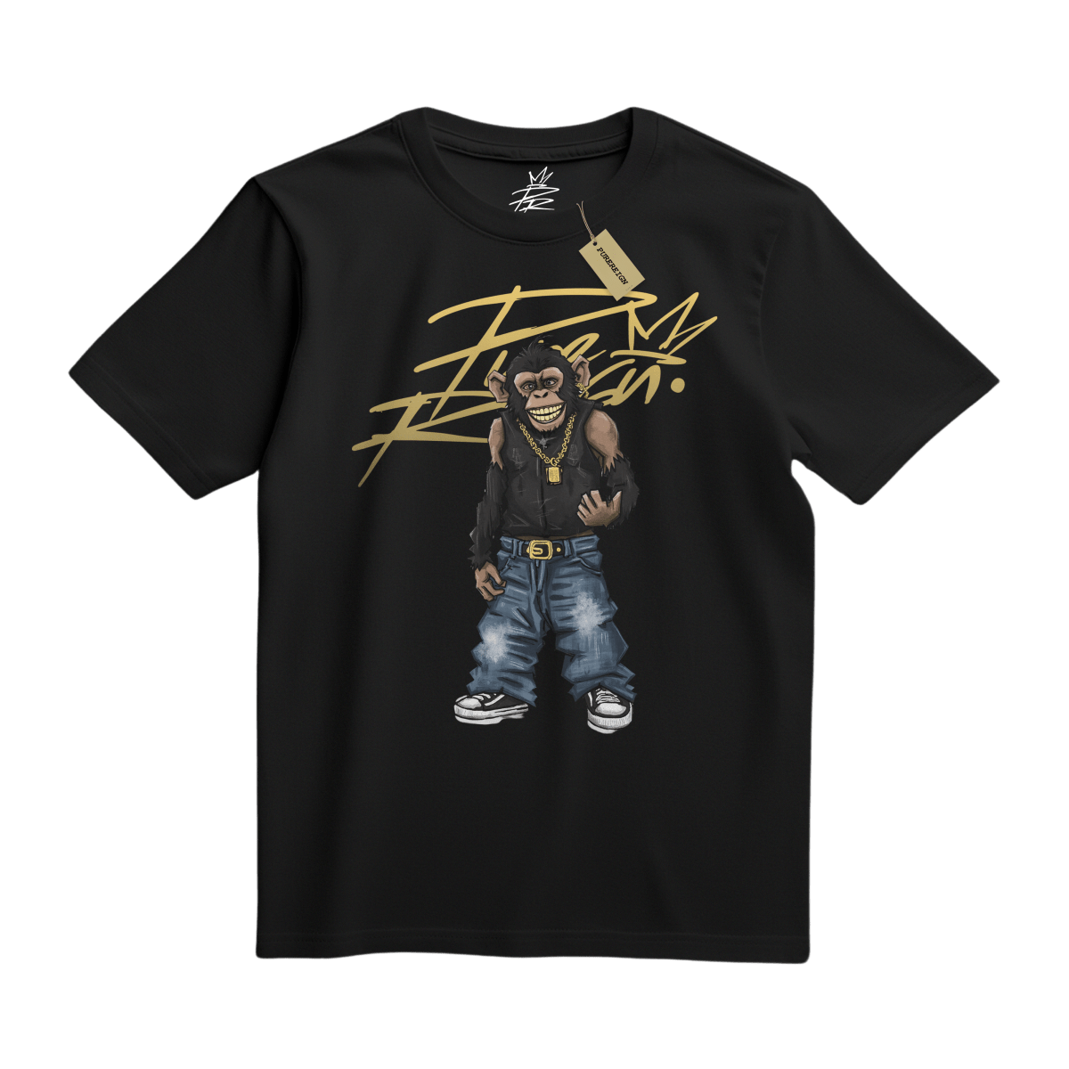 Chimp Pimp Tee - T-Shirt - PureReign Clothing