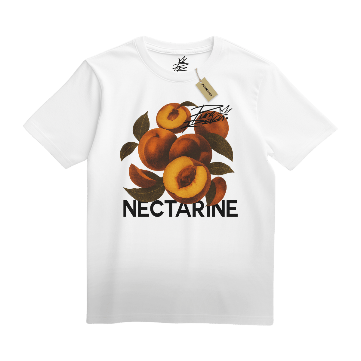 Nectarine Fruit Tee - T-Shirt - PureReign Clothing