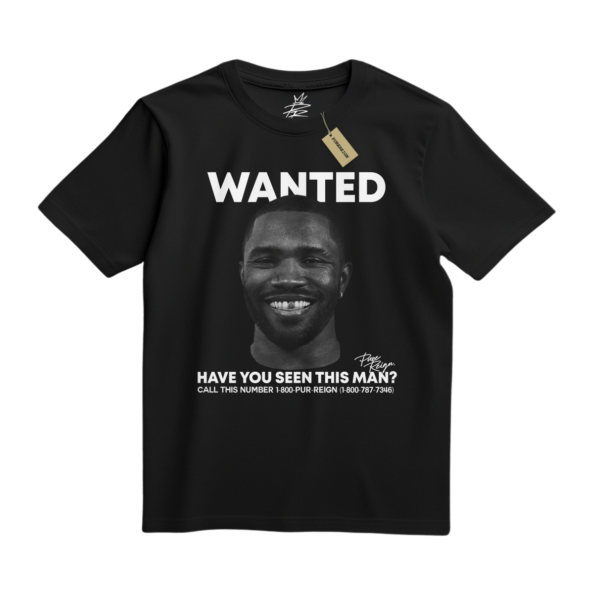 WANTED Frank Tee - T-Shirt - PureReign Clothing