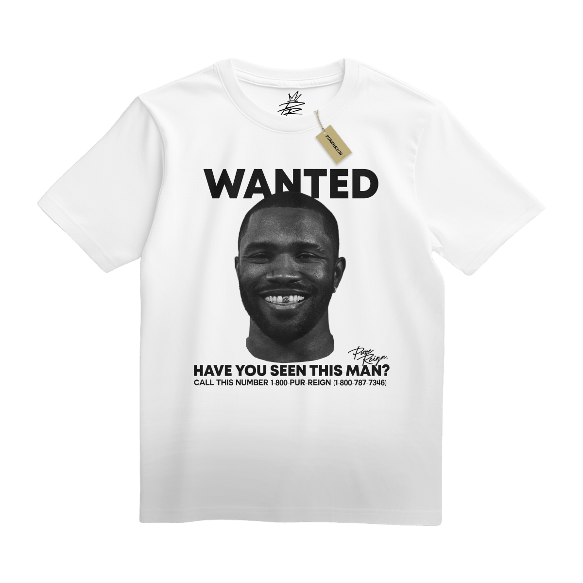 WANTED Frank Tee - T-Shirt - PureReign Clothing