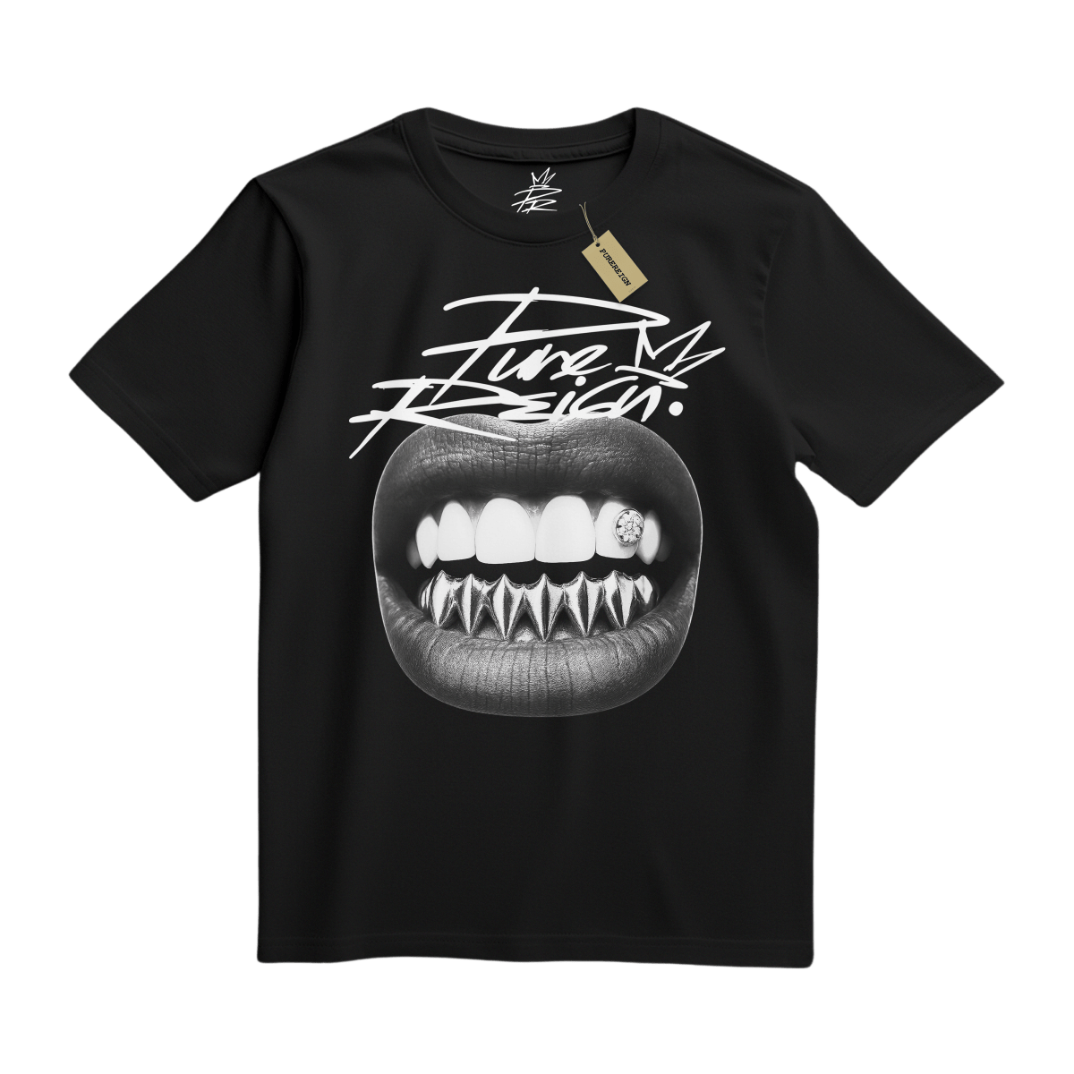 Spiked Grillz Tee - T-Shirt - PureReign Clothing