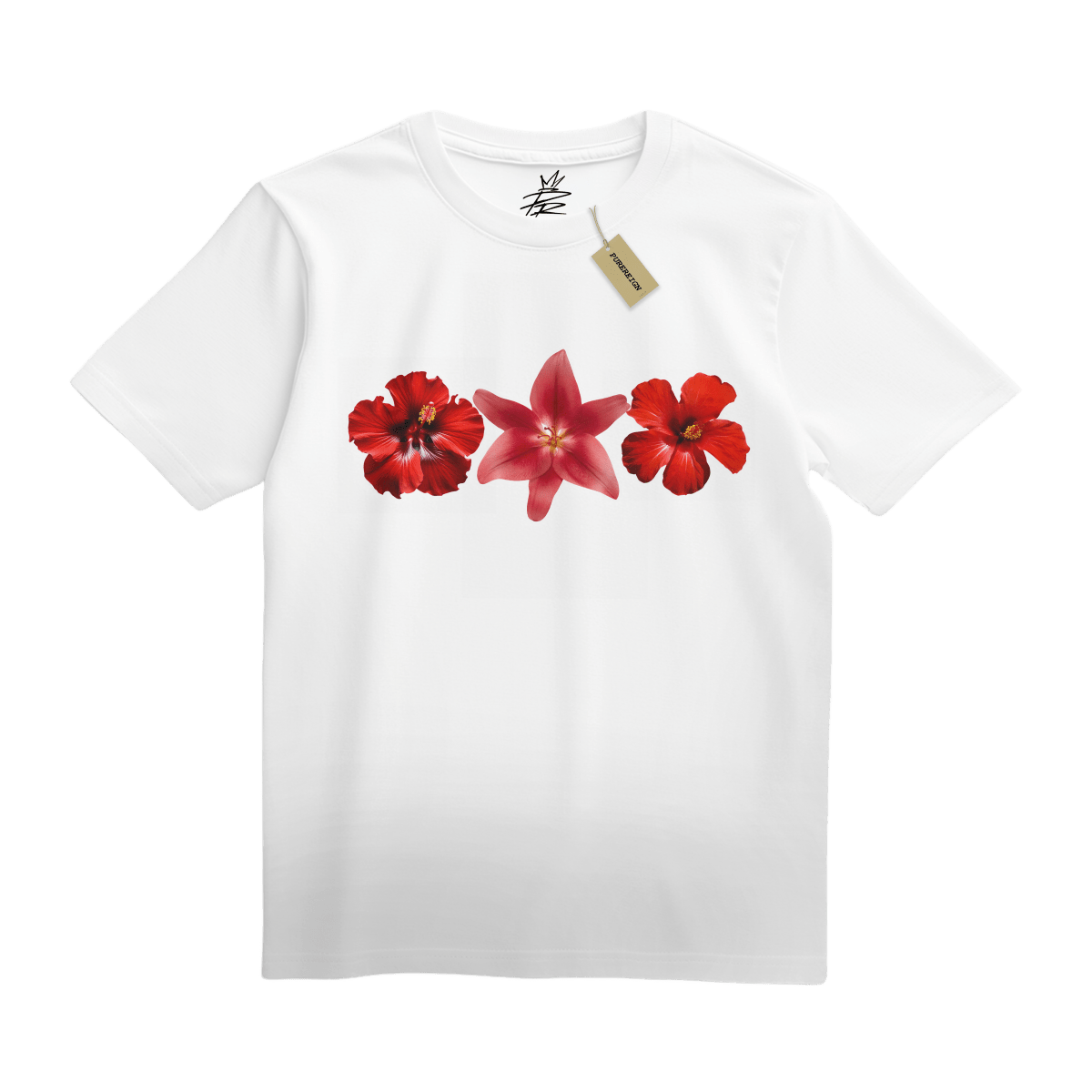 Triple Petals Tee - T-Shirt - PureReign Clothing