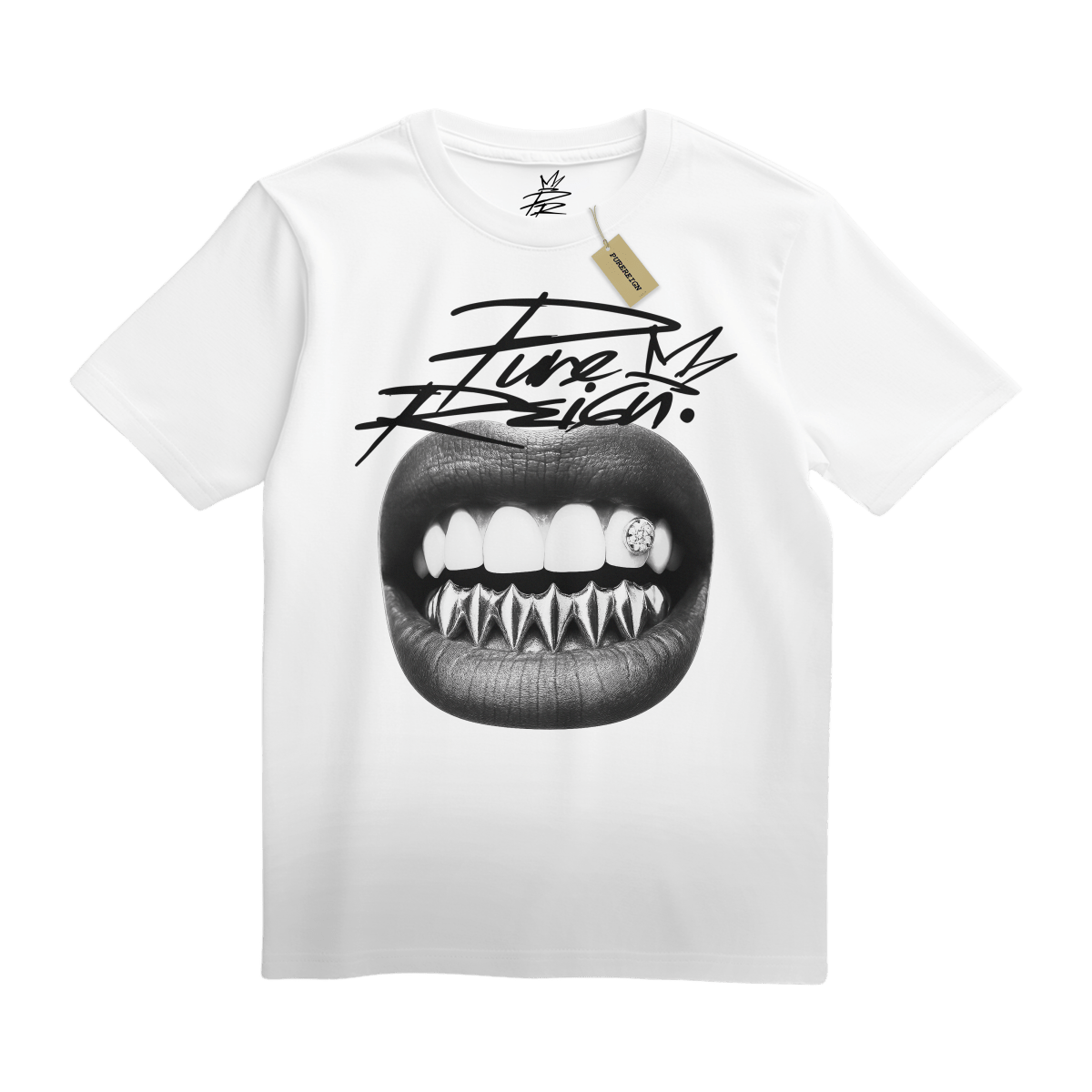 Spiked Grillz Tee - T-Shirt - PureReign Clothing