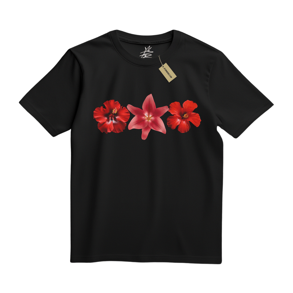 Triple Petals Tee - T-Shirt - PureReign Clothing