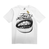 Butterfly Gem Stone Grillz Tee - T-Shirt - PureReign Clothing