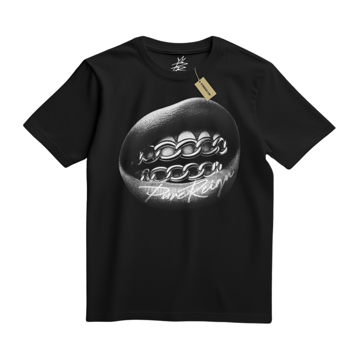 Chain Link Grillz Tee - T-Shirt - PureReign Clothing