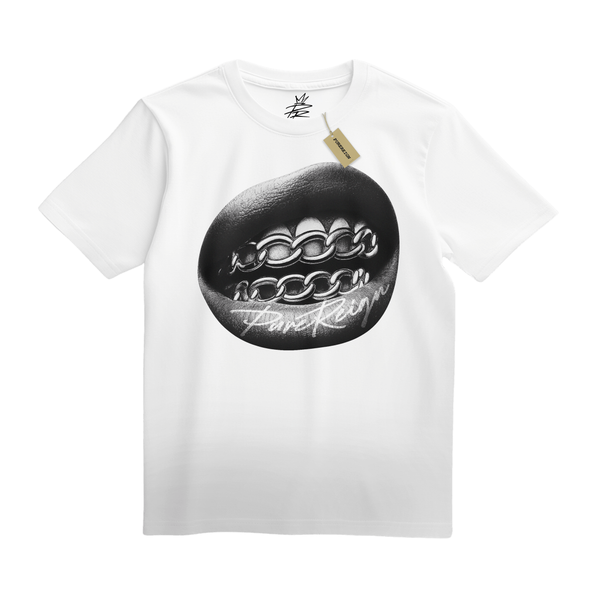 Chain Link Grillz Tee - T-Shirt - PureReign Clothing