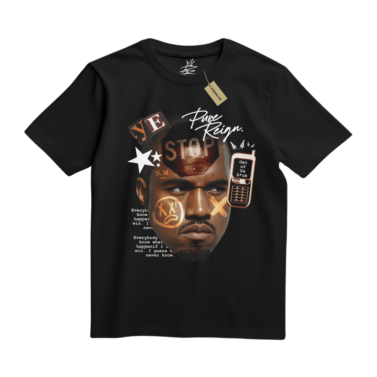 Angry YE Tee - T-Shirt - PureReign Clothing