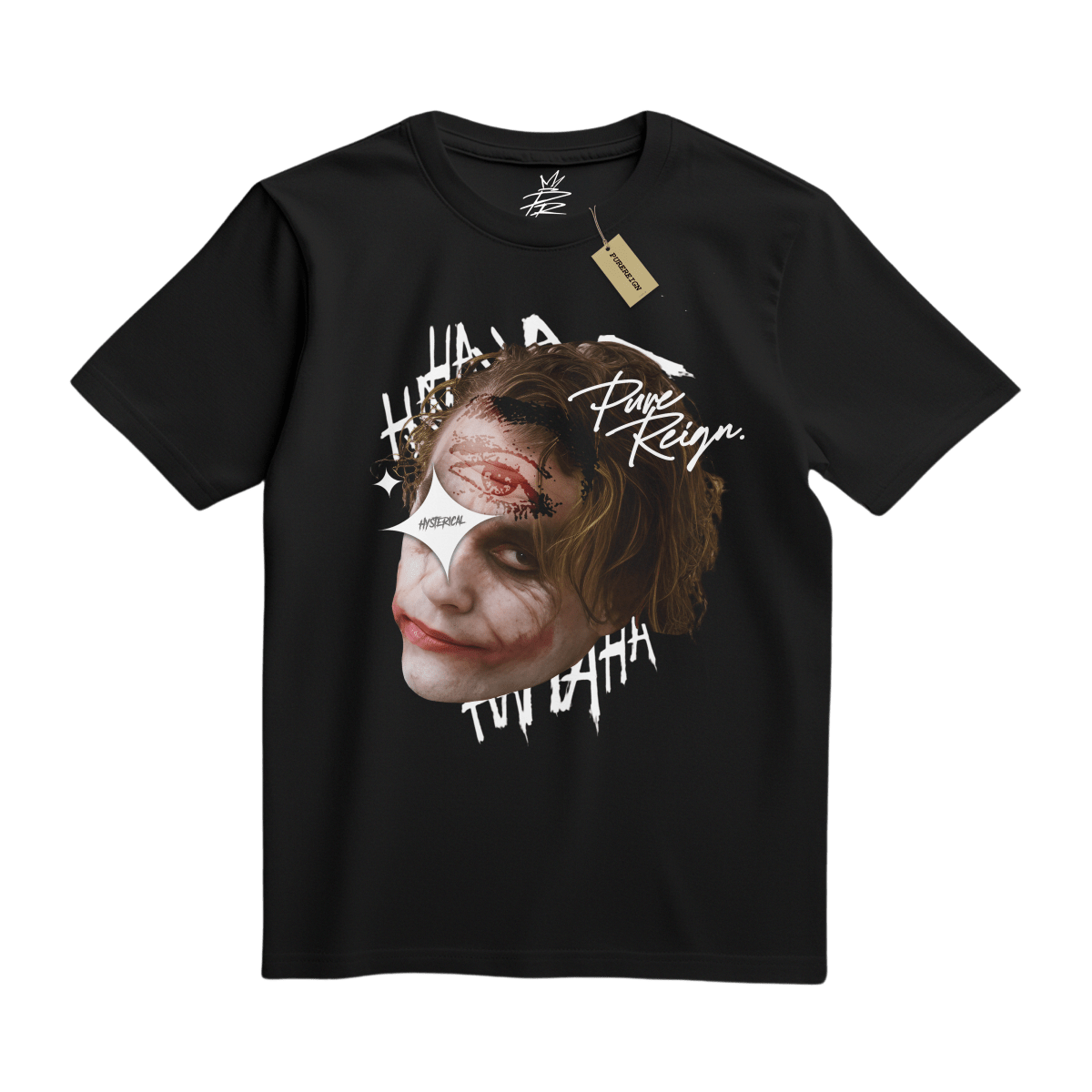 Hysterical Joker Tee - T-Shirt - PureReign Clothing