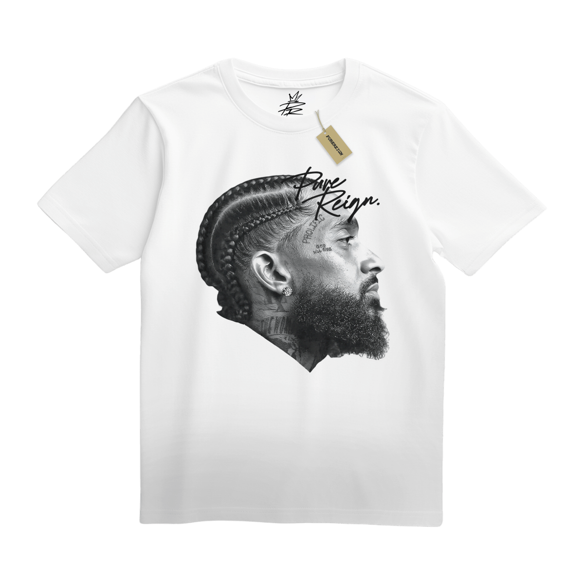 Nipsey Hussle Side Tee - T-Shirt - PureReign Clothing