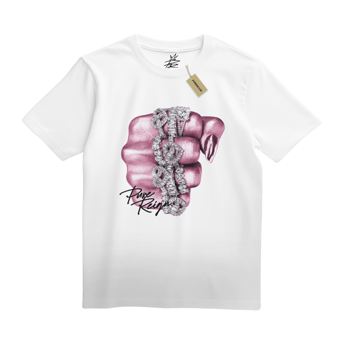 Iced out Fist Tee - T-Shirt - PureReign Clothing
