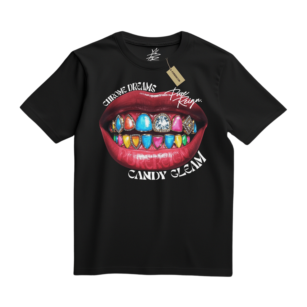 Candy Gleam Grillz Tee - T-Shirt - PureReign Clothing