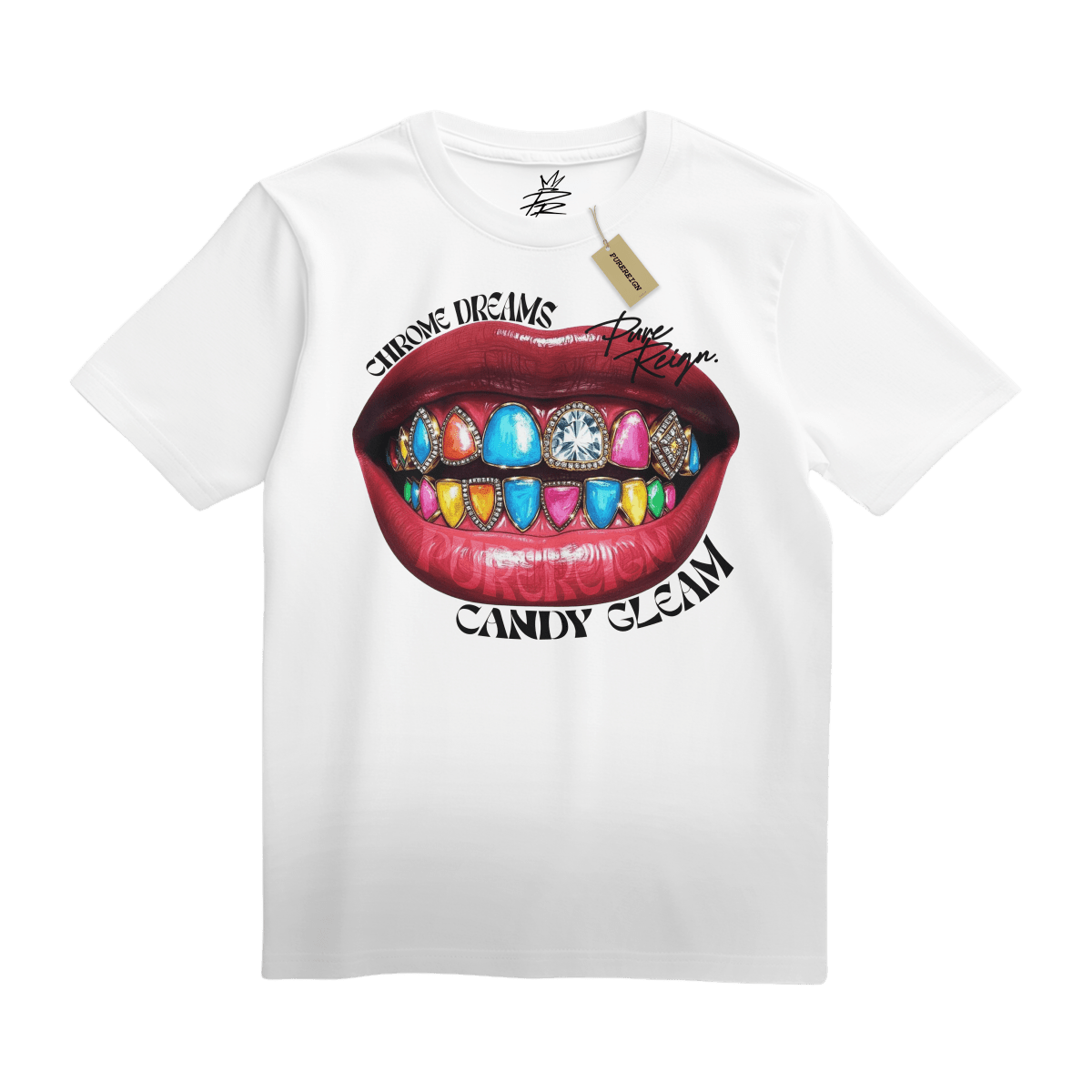Candy Gleam Grillz Tee - T-Shirt - PureReign Clothing