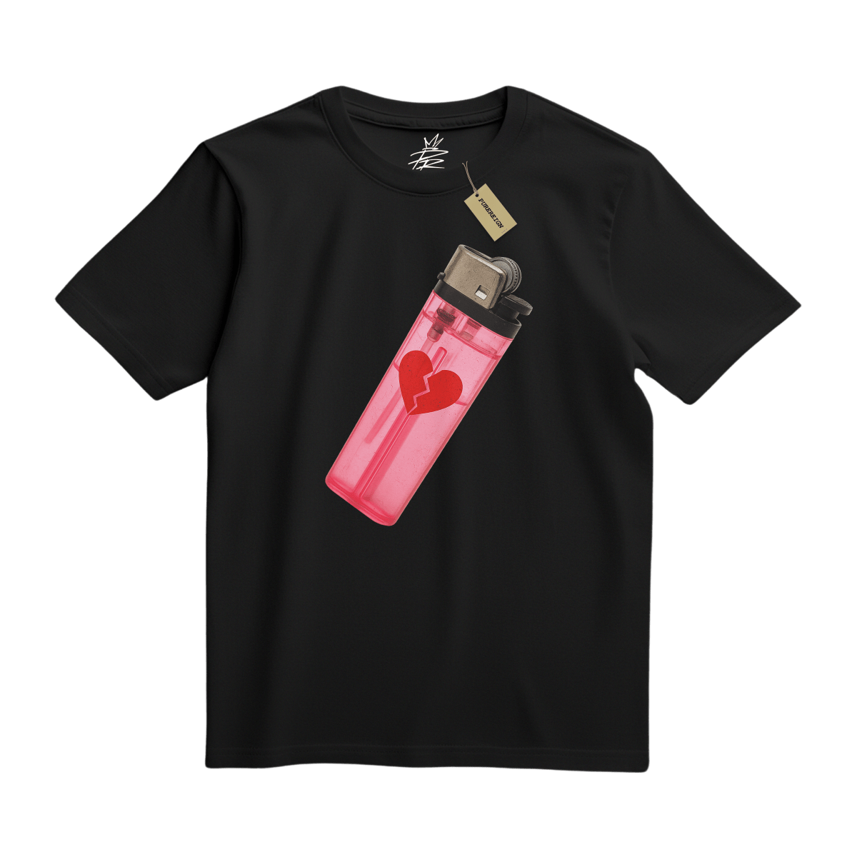 Heartbroken Lighter Tee - T-Shirt - PureReign Clothing