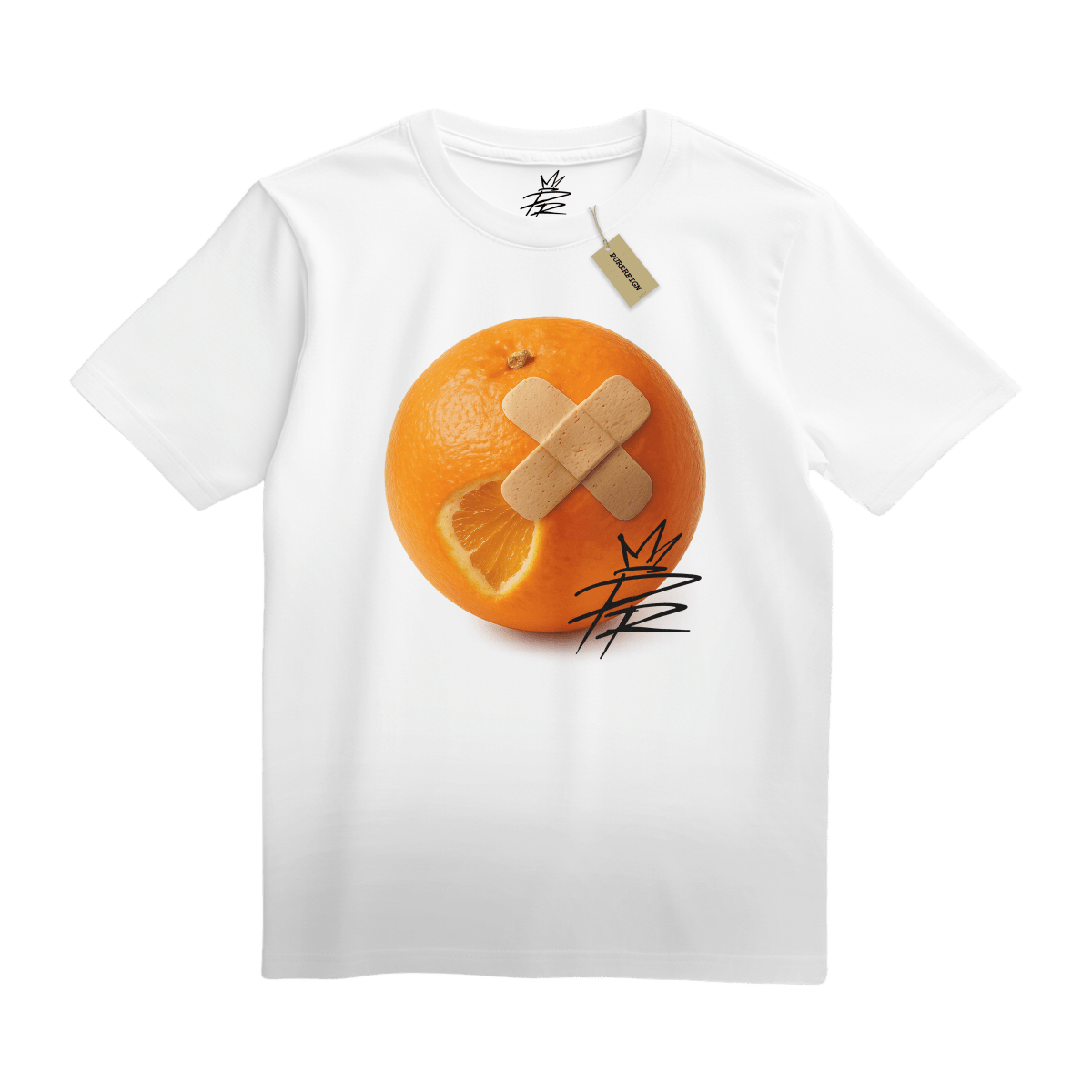 Injured Orange Tee - T-Shirt - PureReign Clothing