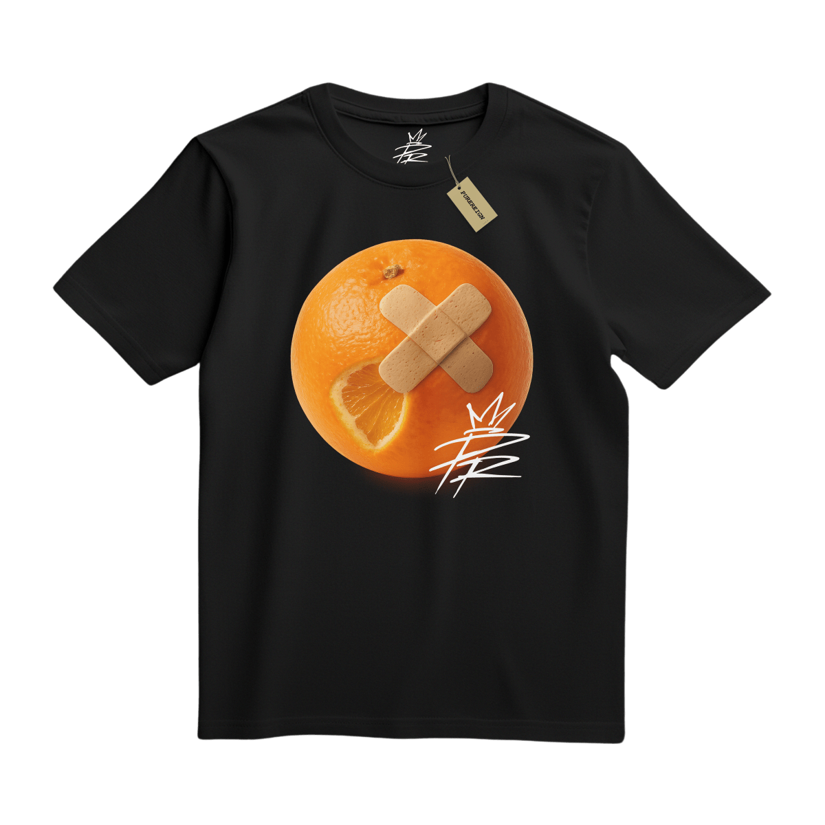 Injured Orange Tee - T-Shirt - PureReign Clothing