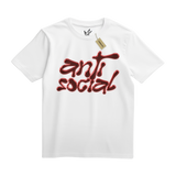 Red Anti Social Tee