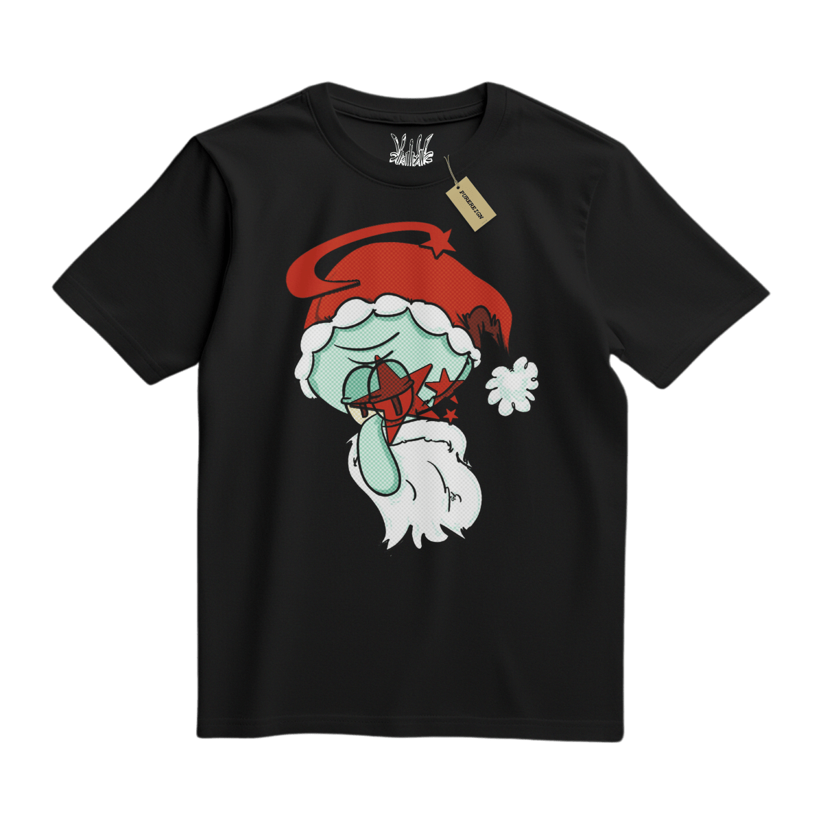 Santa Squidward Tee - T-Shirt - PureReign Clothing