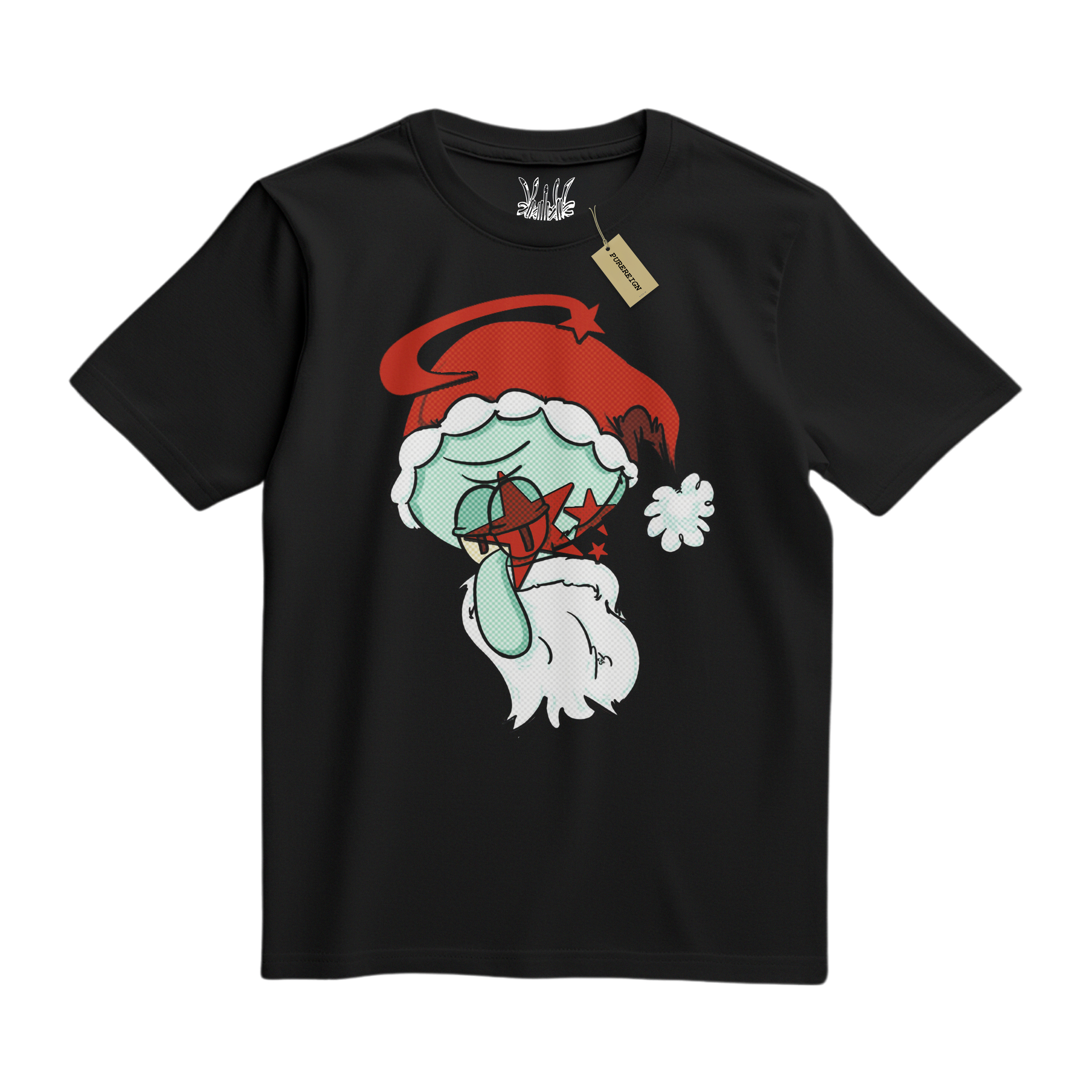 Santa Squidward Tee
