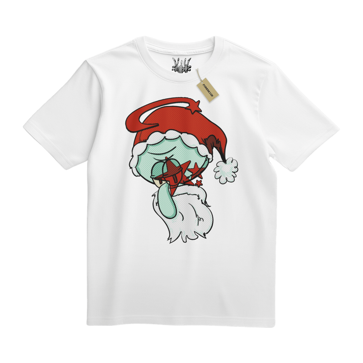 Santa Squidward Tee - T-Shirt - PureReign Clothing
