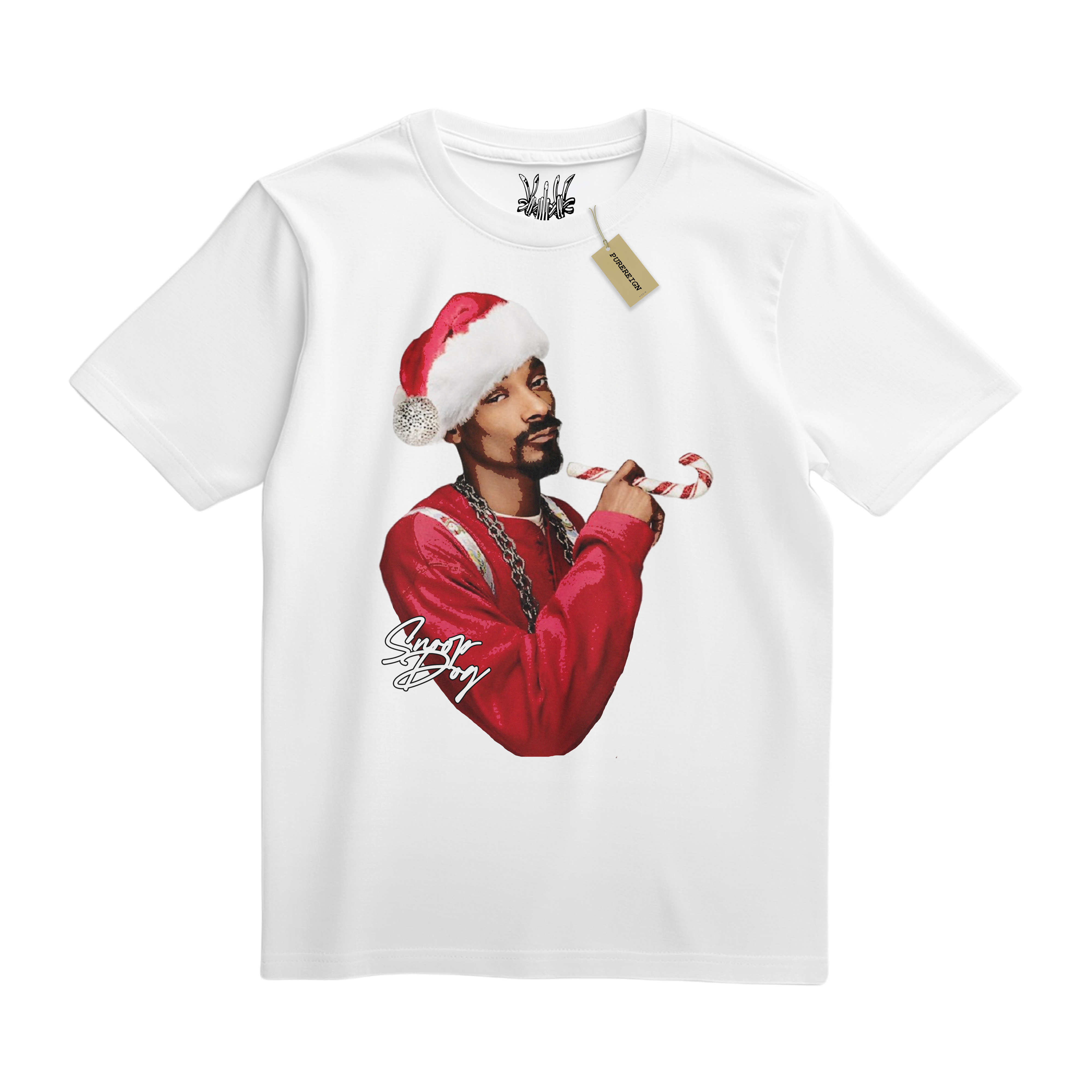 Candy Cane Snoop Tee