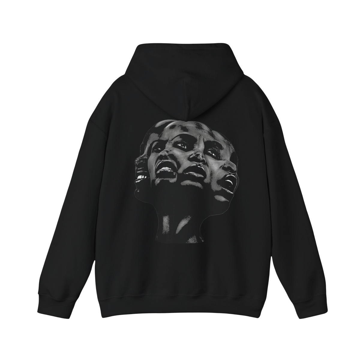 Split Personalities Back Hoodie - Hoodie - PureReign Clothing