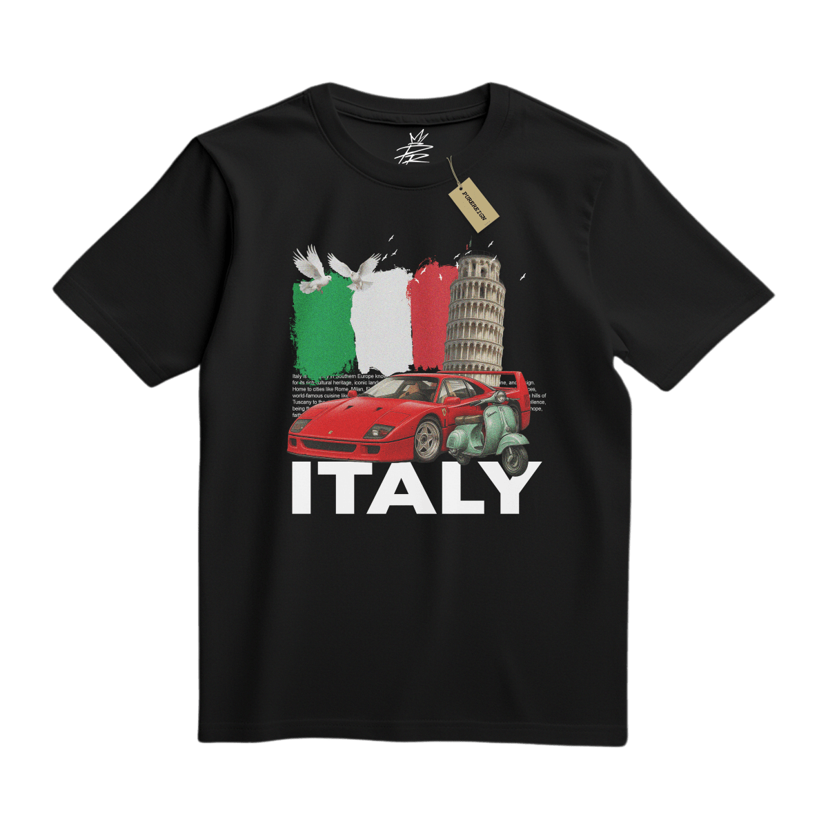 This is Italy Tee - T-Shirt - PureReign Clothing