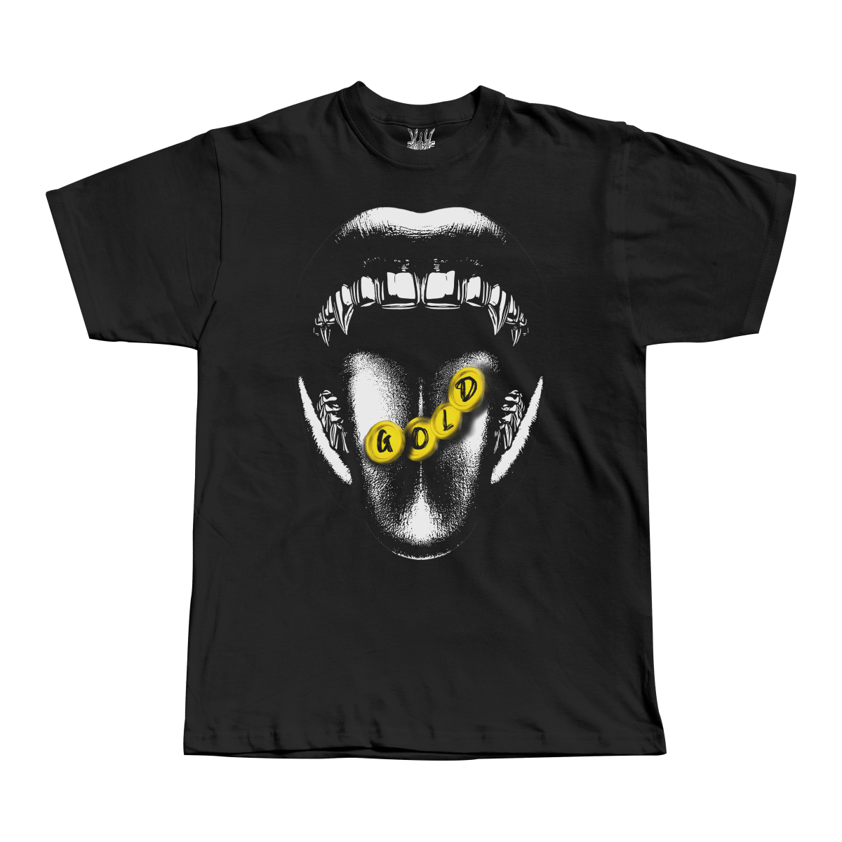 Gold Mouth Tee - T-Shirt - PureReign Clothing
