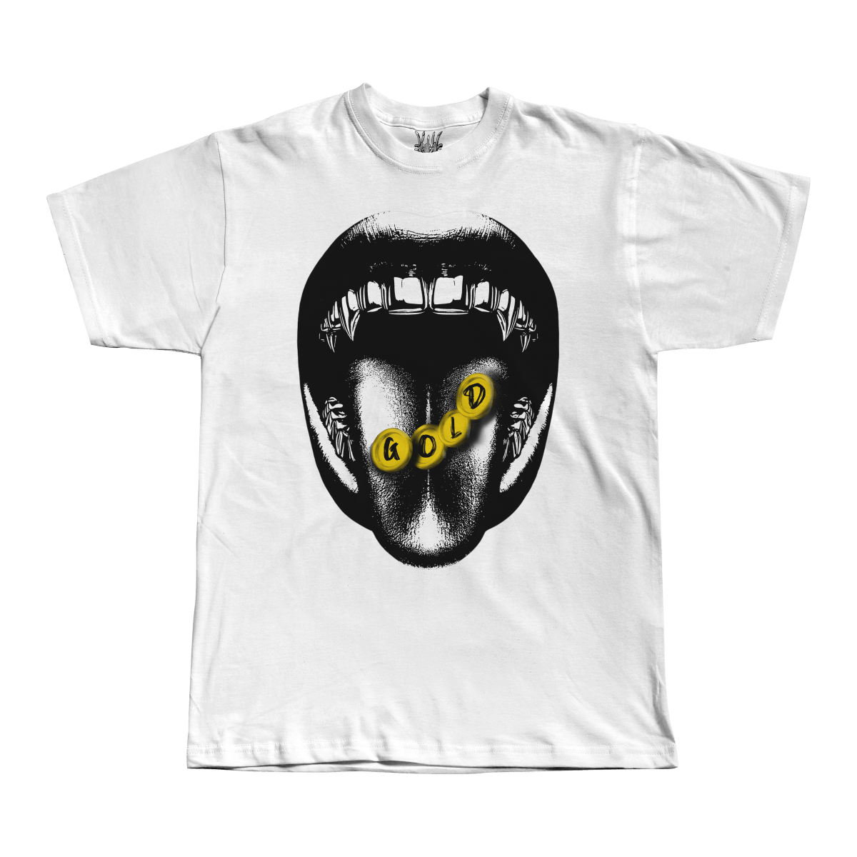Gold Mouth Tee - T-Shirt - PureReign Clothing
