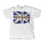 Leopard Print UK Flag Tee - T-Shirt - PureReign Clothing